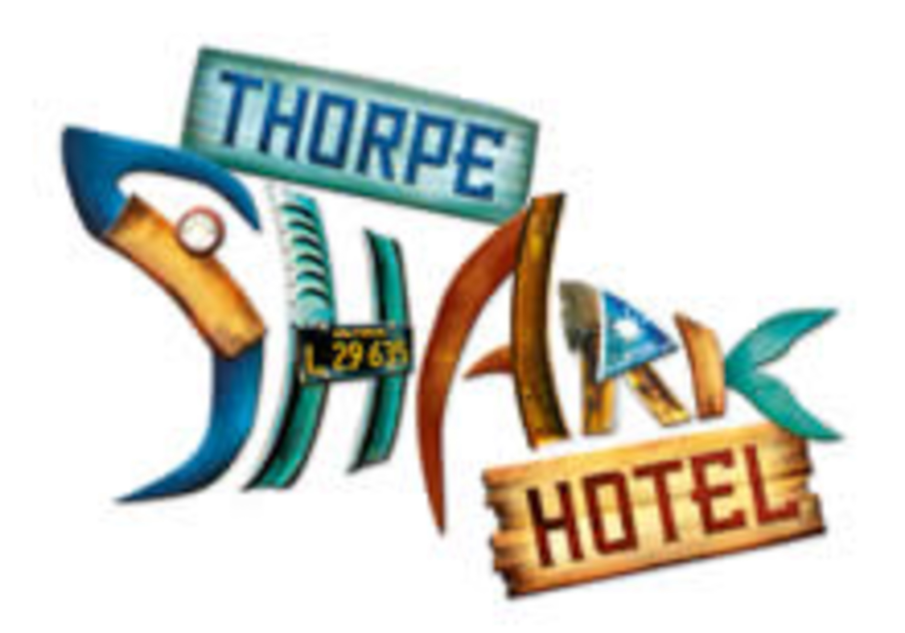 Thorpe Park Shark Hotel Logo