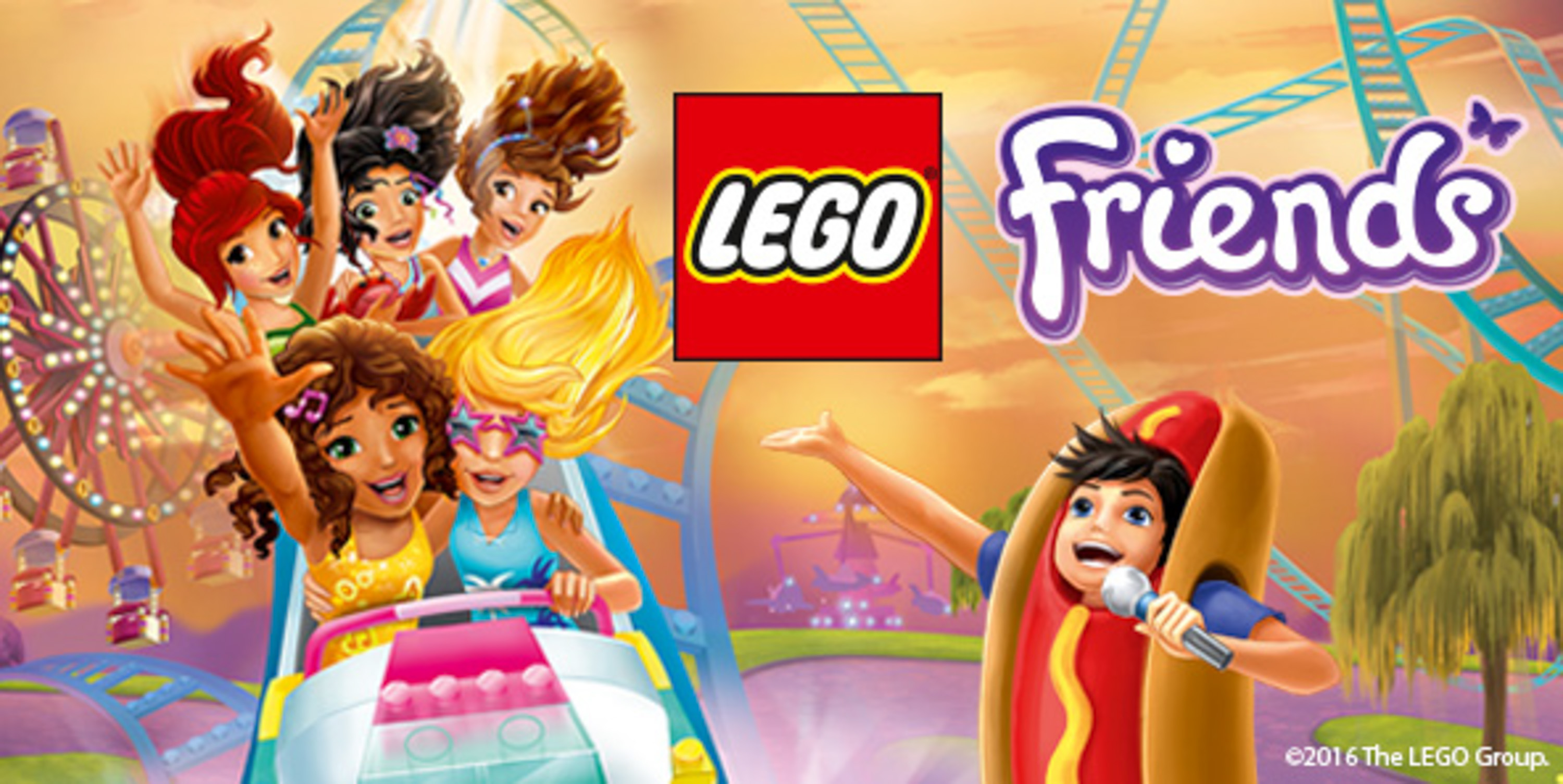 LEGO Friends Amusement Park Tour