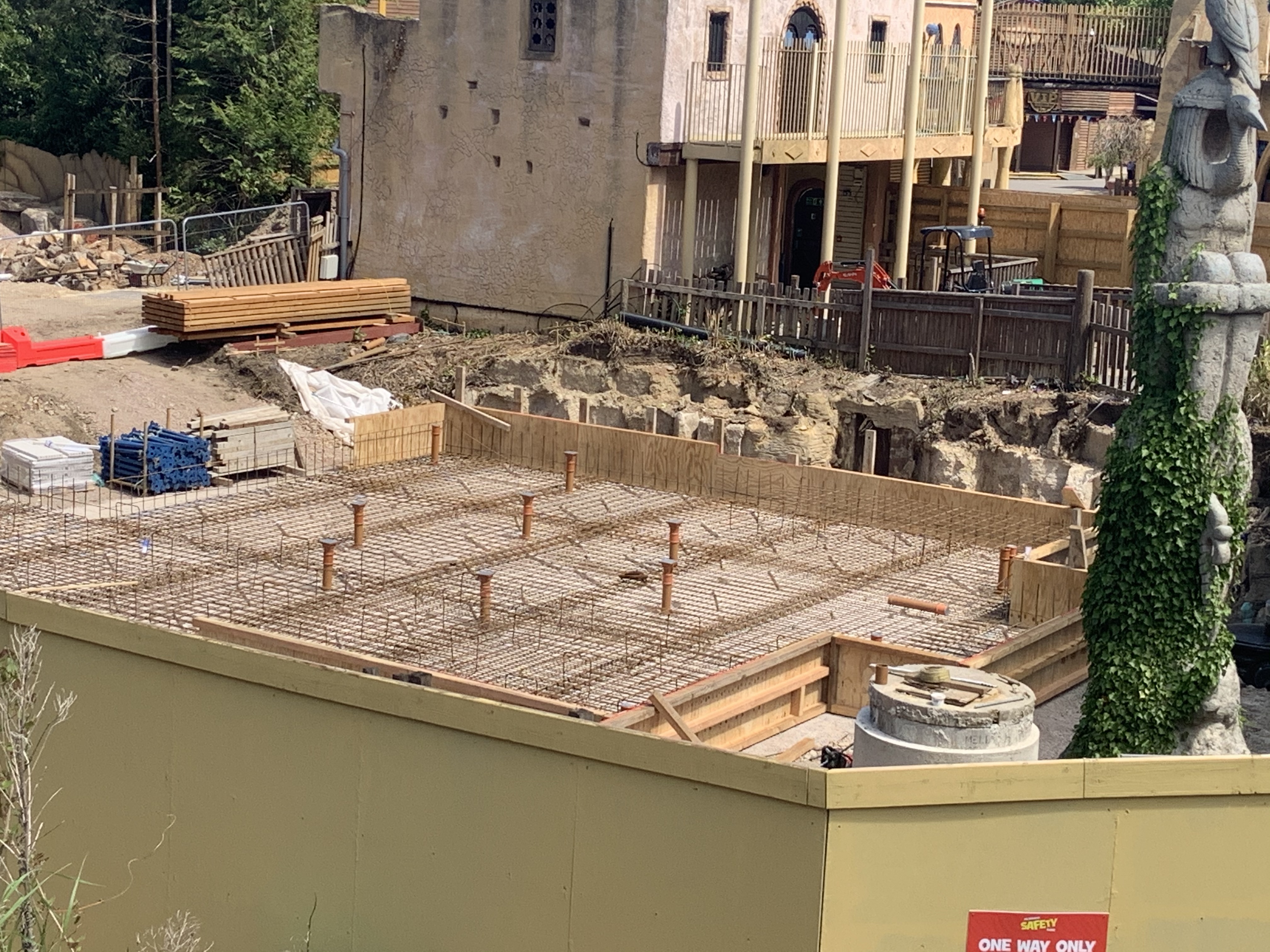Construction Work In Pit Of Rameses Continues