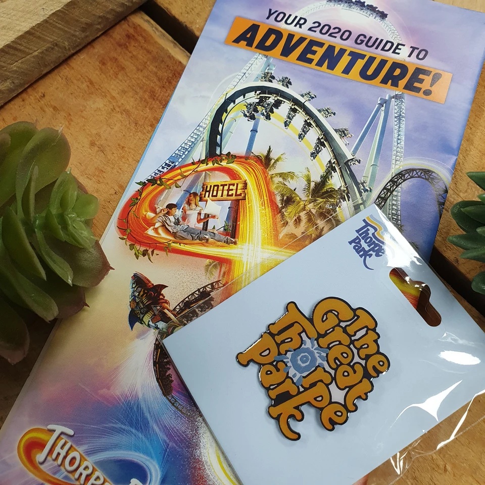 Thorpe Park Release Limited Edition 2020 Map Bundle With Exclusive Pin