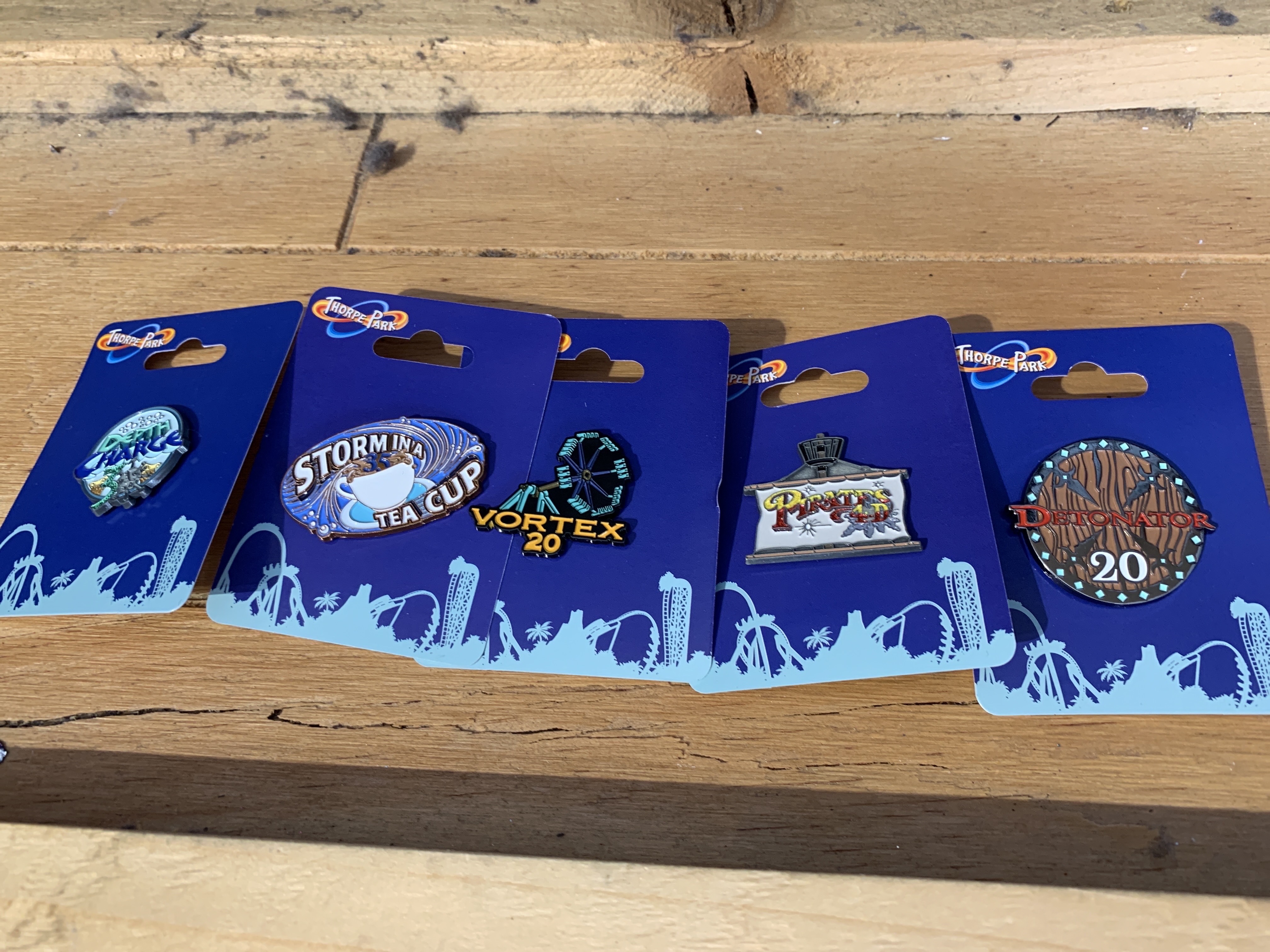 Thorpe Park 2021 Pin Badges Released