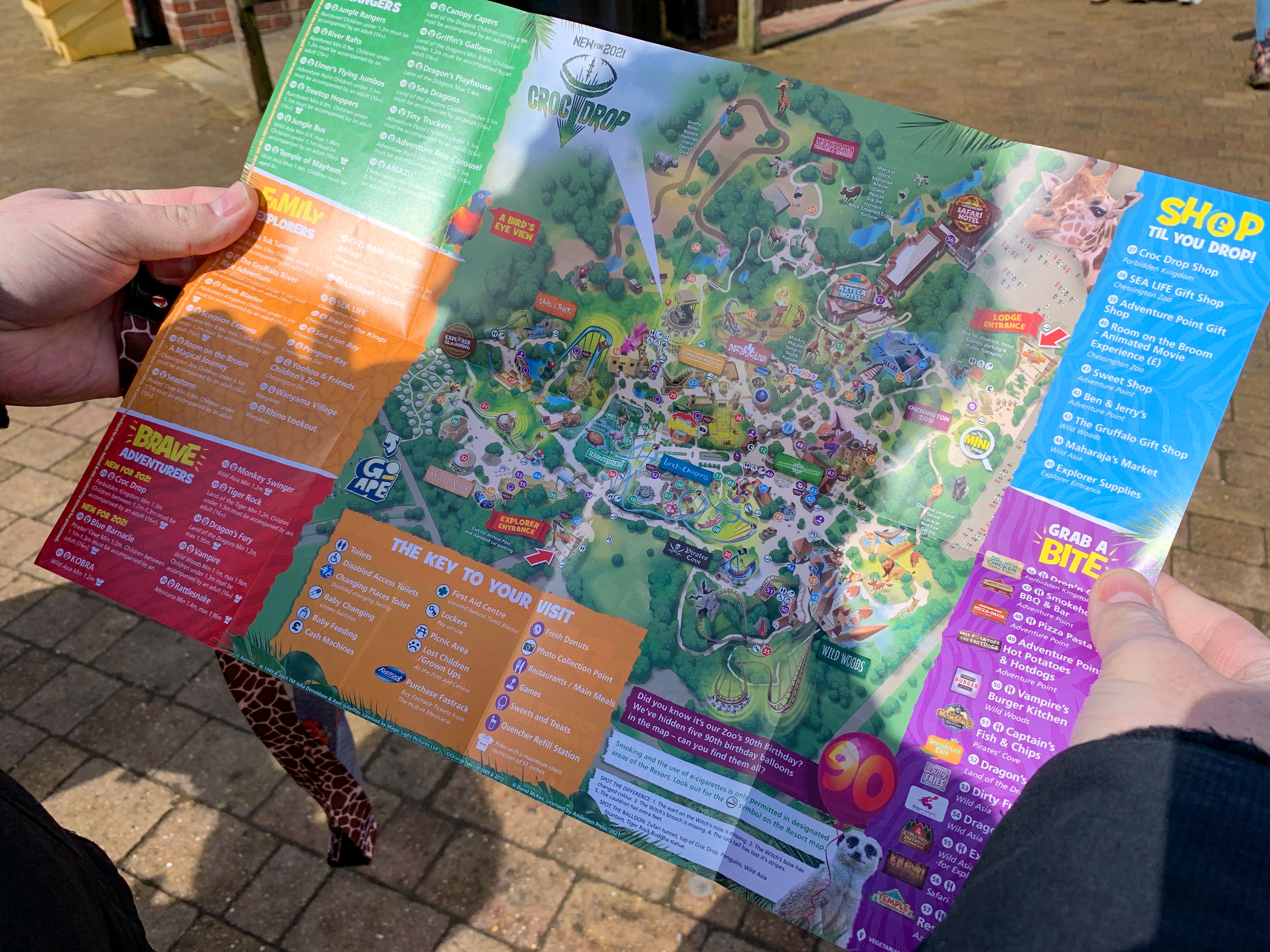 Chessington Charges Guests £3 For 2021 Park Map