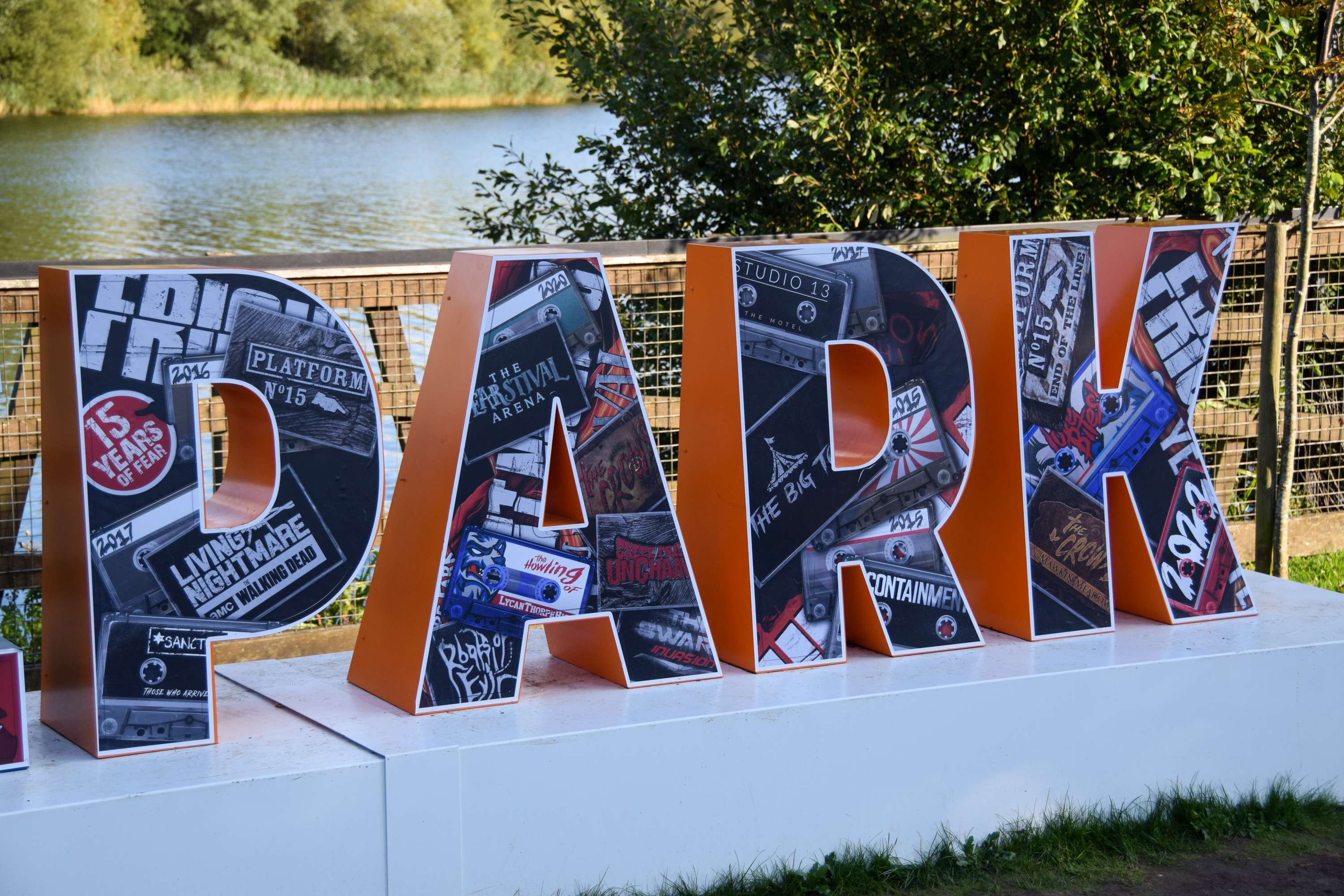 Thorpe Park Hashtag Sign Given Fright Nights Makeover