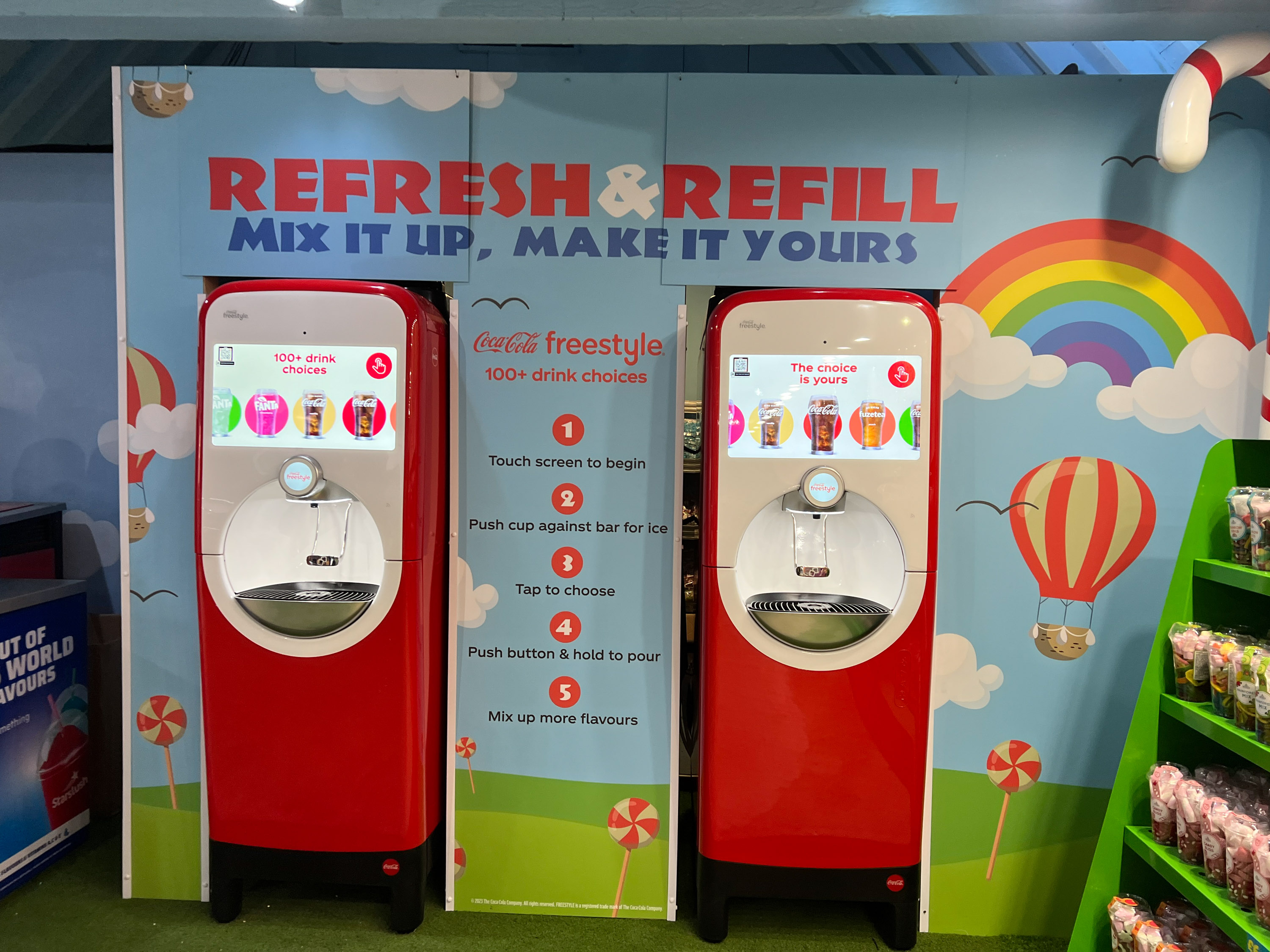 Coke Freestyle Launches At Chessington World of Adventures