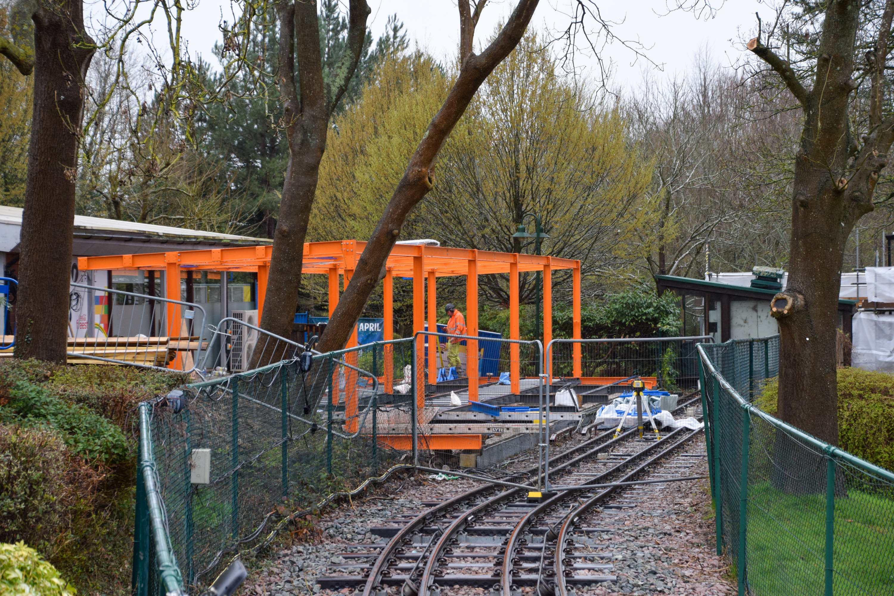 Lego Hill Train Station Refurbishment Continues Into 2023 Season