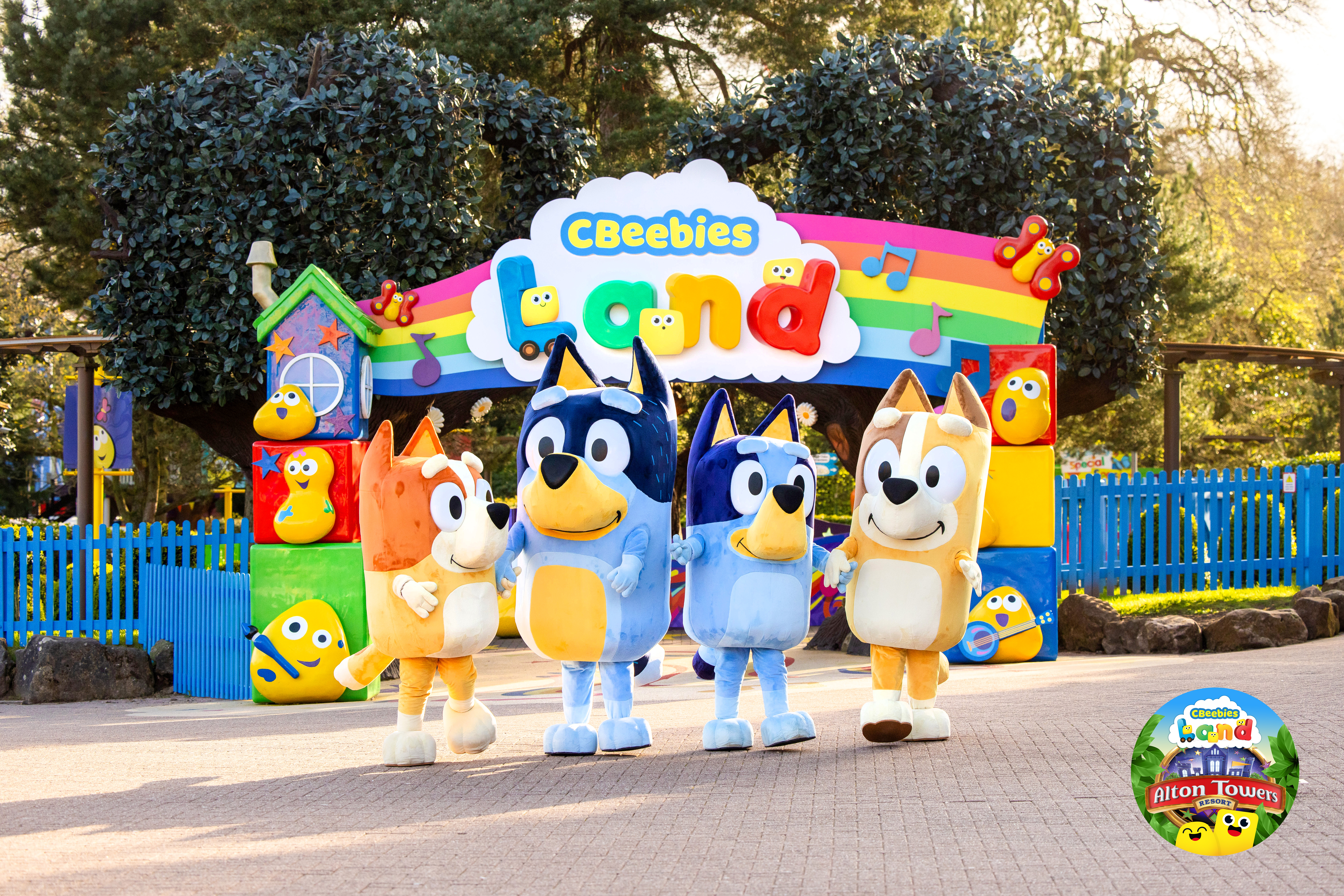 Alton Towers gives first peek of world’s first Bluey themed hotel rooms