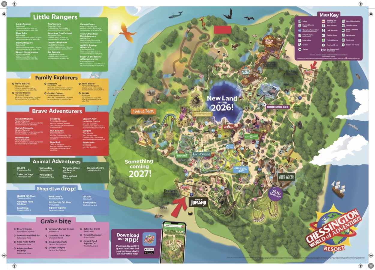 Chessington 2025 Map Reveals Big Changes