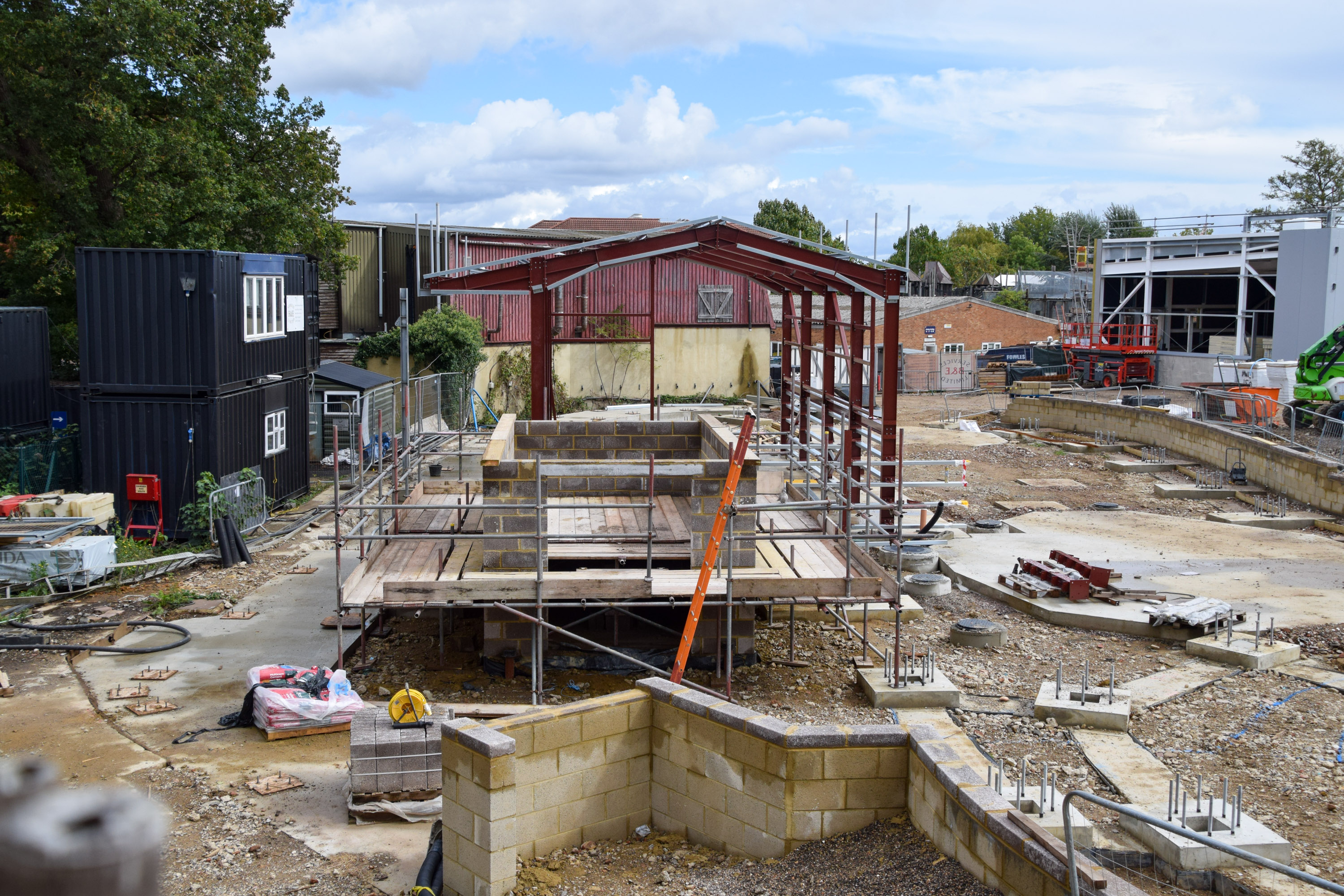 Rollercoaster Station Framework Installed at Paw Patrol Land
