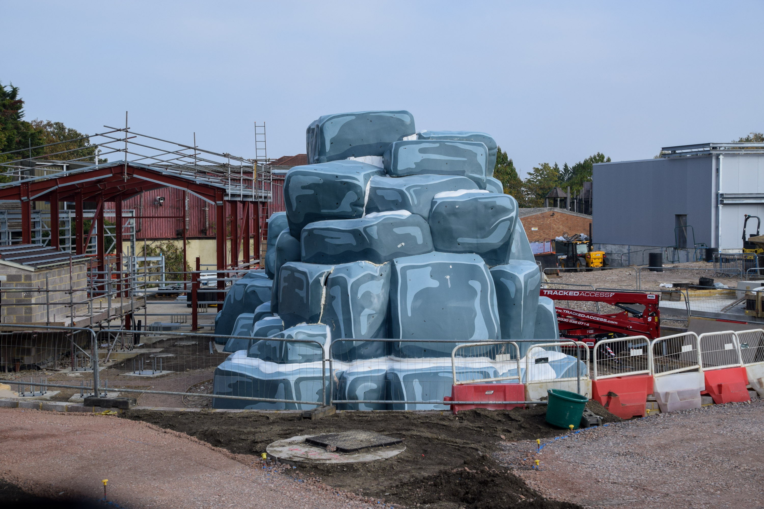 Paw Patrol Rollercoaster Takes Shape with New Mountain Theming