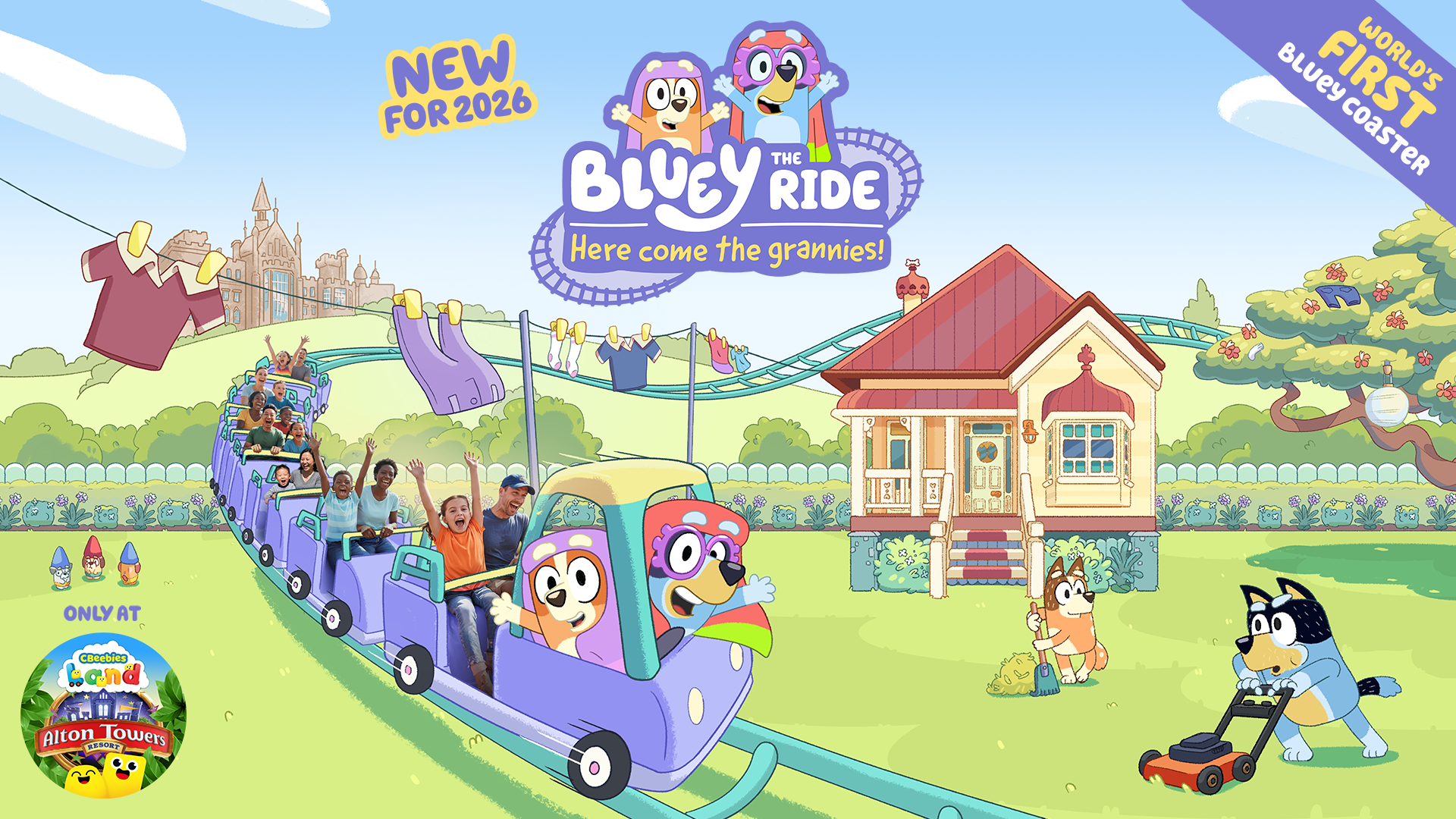 Bluey the Ride: Here Come The Grannies!