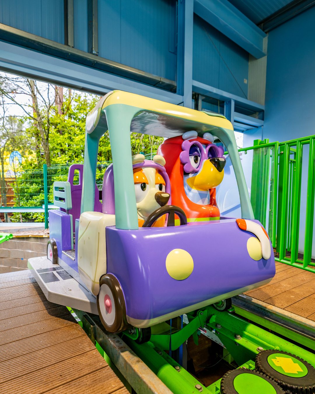 Alton Towers Unveils Bluey Rollercoaster Train