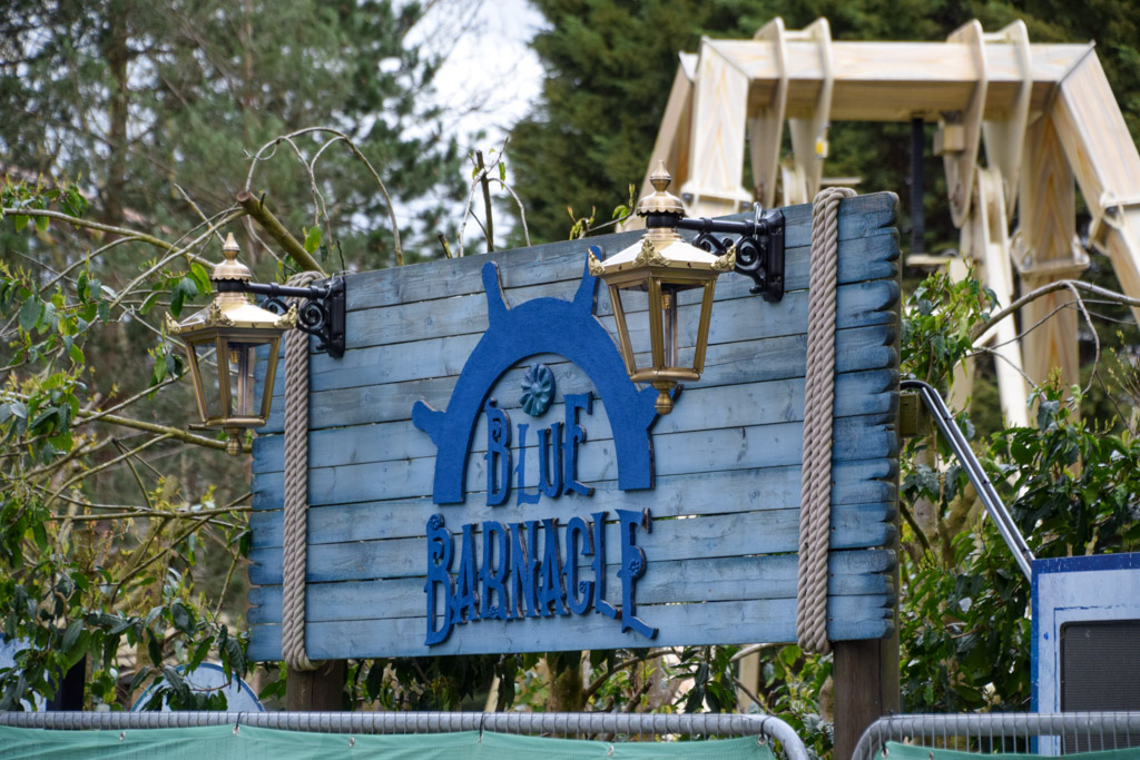 Blue Barnacle Queue Relocated at Chessington