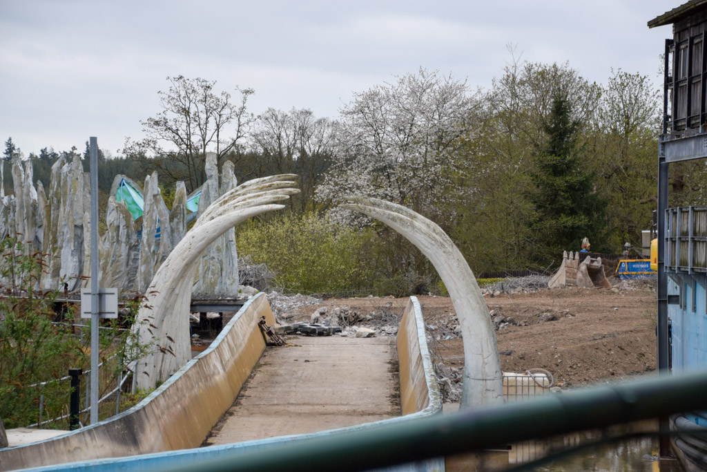 Vikings River Splash Slowly Disappears: Significant Work Sees 1/4 of Ride Removed