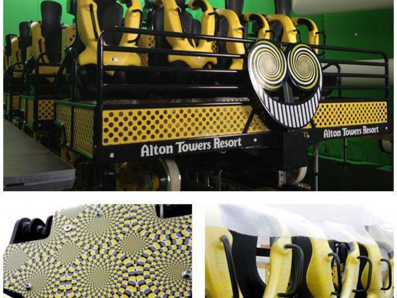 The Smiler ride cars unveiled