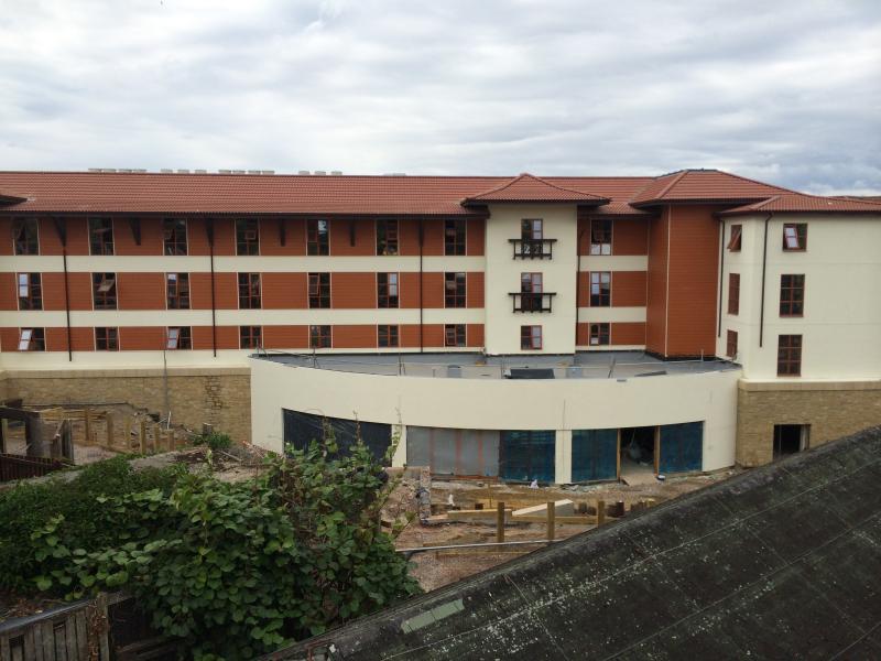 Azteca hotel construction update