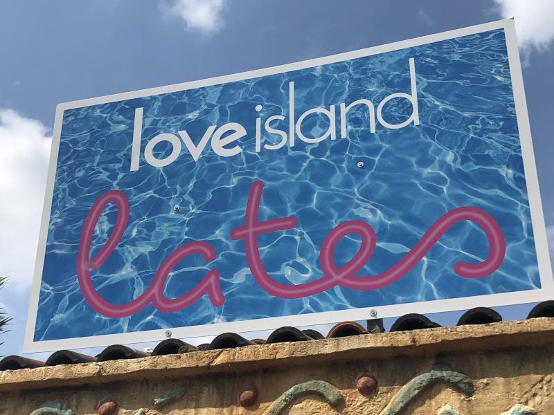 Love Island Lates Construction Begins