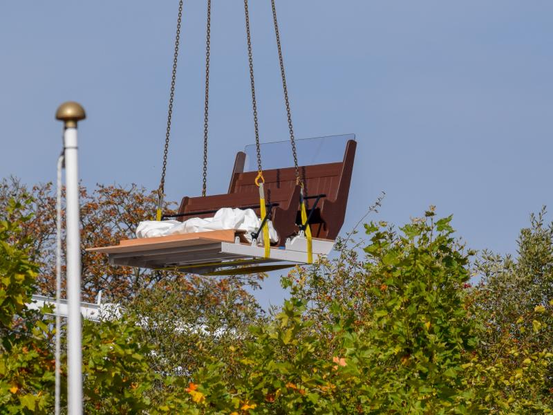 Legoland Windsor Mad House Drum Installed