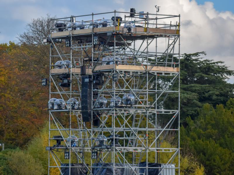 Alton Towers Fireworks Prep Continues