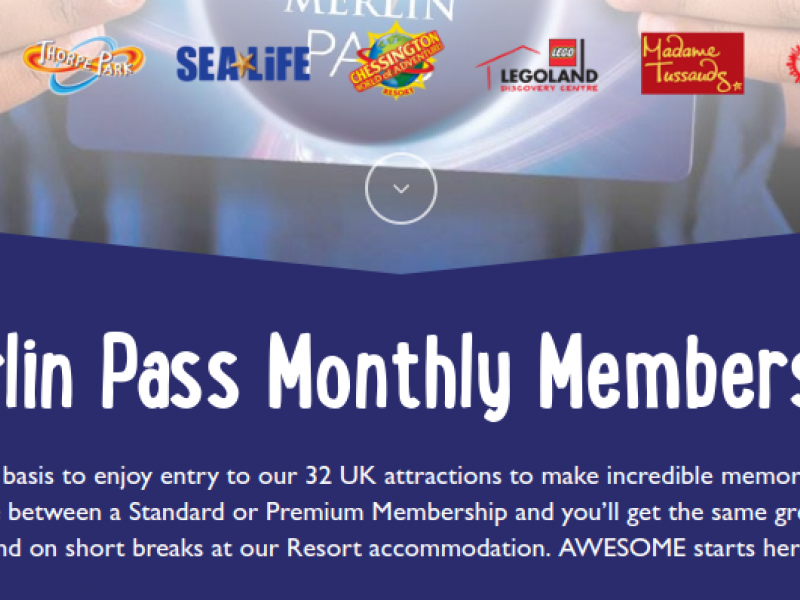 Merlin Re-Introduces Monthly Payment Plan For Annual Passes