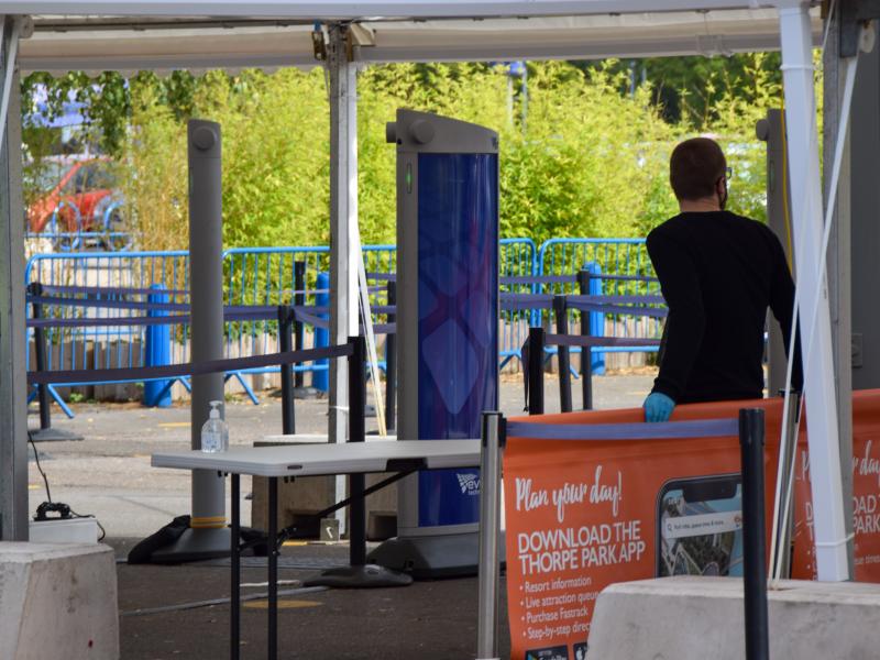 Thorpe Park Trials New Security AI Scanners