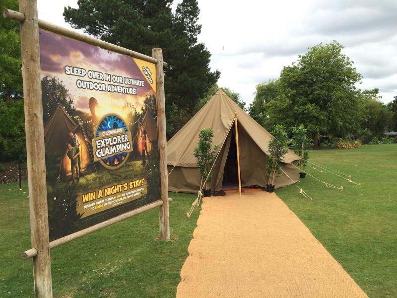 New For 2016 Chessington Explorer Glamping