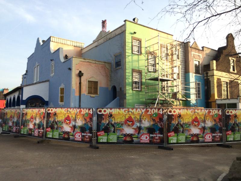 Angry birds construction update