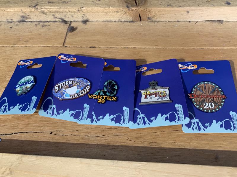 Thorpe Park 2021 Pin Badges Released