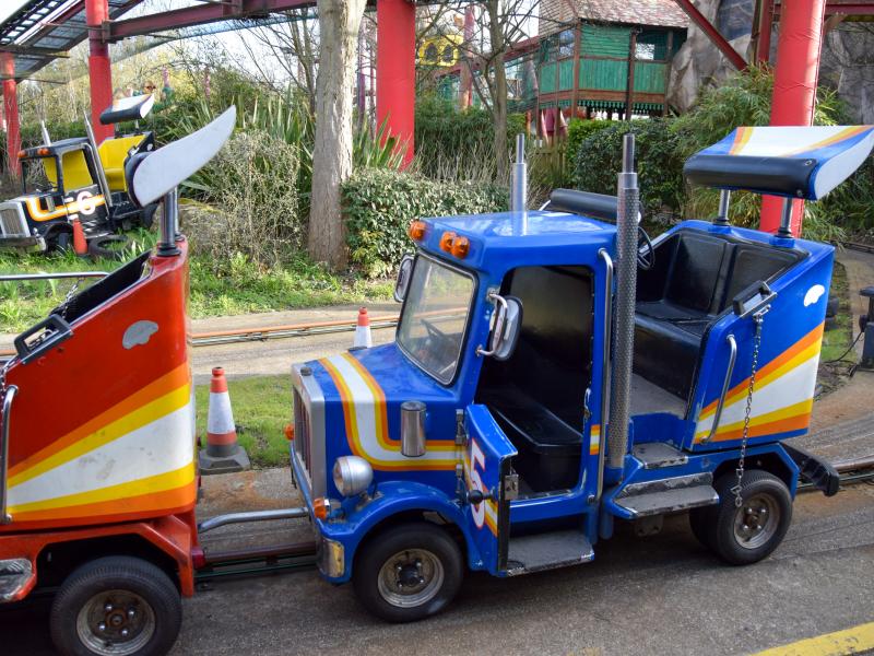Tiny Truckers At Chessington Conjoined Rather Than Separate Trucks