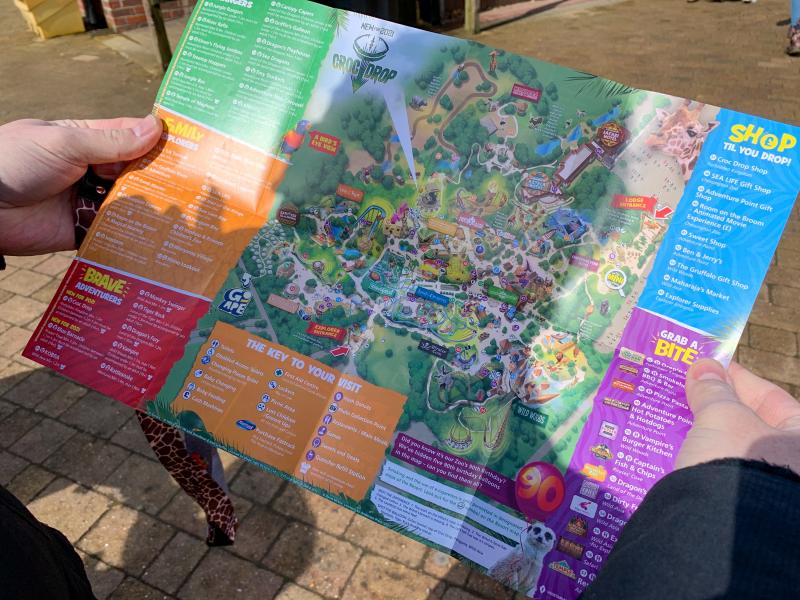 Chessington Charges Guests £3 For 2021 Park Map
