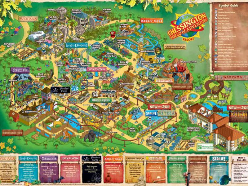 Chessington 2011 Map