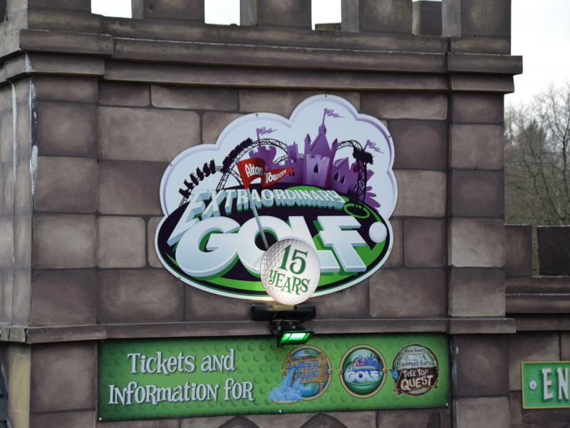 Alton Towers Extraordinary Golf Turns 15
