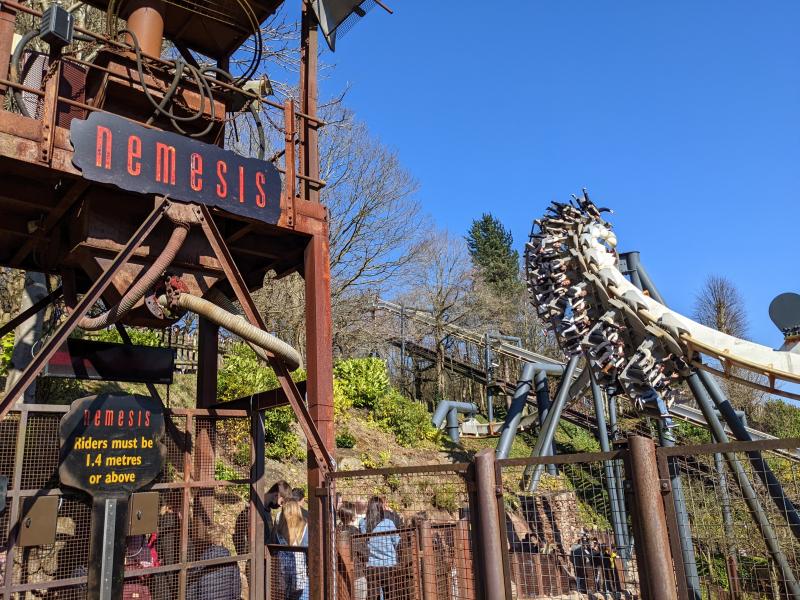 Alton Towers offers once in a lifetime chance to ride Nemesis with its creator