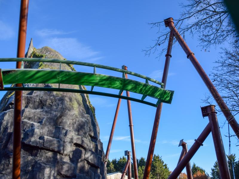 Second Launch And Helix Installed For Jumanji Rollercoaster