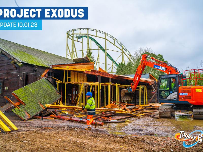 Loggers Leap Station Demolition Begins