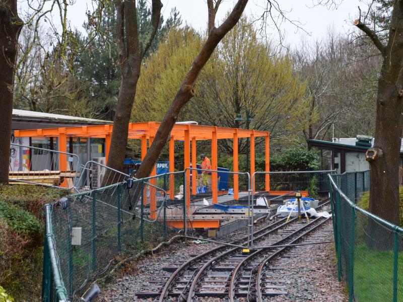 Lego Hill Train Station Refurbishment Continues Into 2023 Season