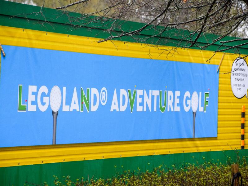 Legoland Adventure Golf Construction Continues