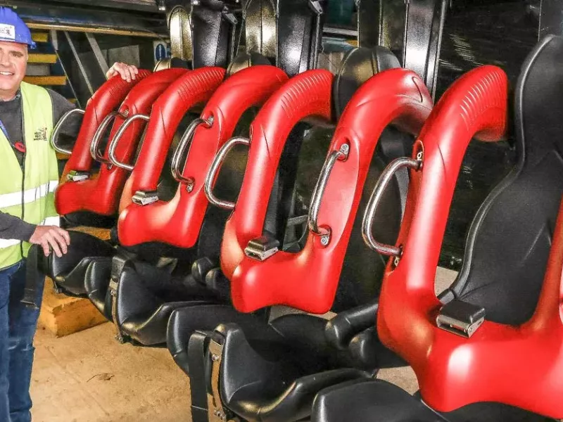Nemesis Trains Refurbished And Delivered Back To Alton Towers