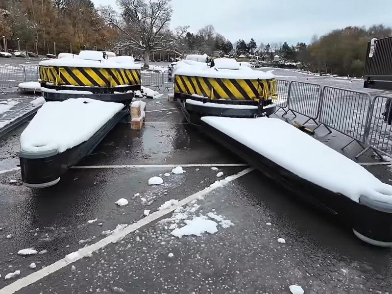 Alton Towers New For 2025 Huss Top Spin Delivered