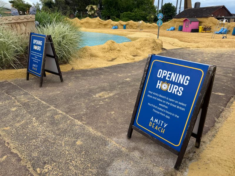 Thorpe Park Amity Beach Reopens for 2025 Season
