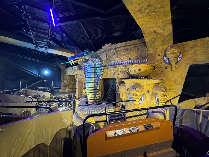 Chessington VIP Go Behind the Scenes at Tomb Blaster