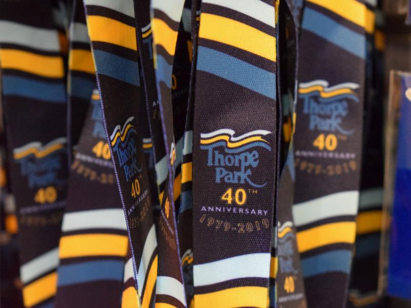 Thorpe Park 40th Anniversary Merch