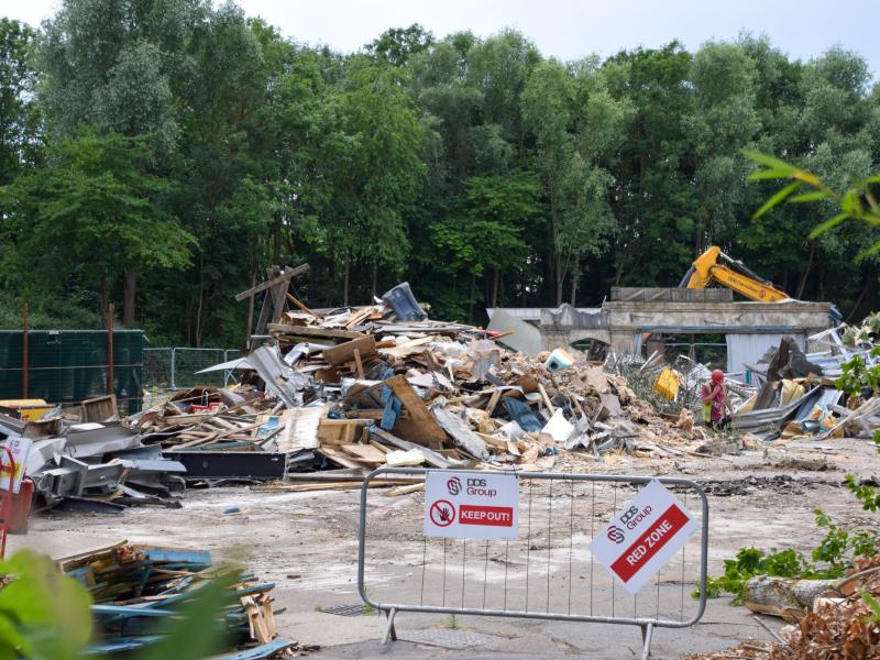 Demolition in Full Swing Chessington Wild Asia Is No More