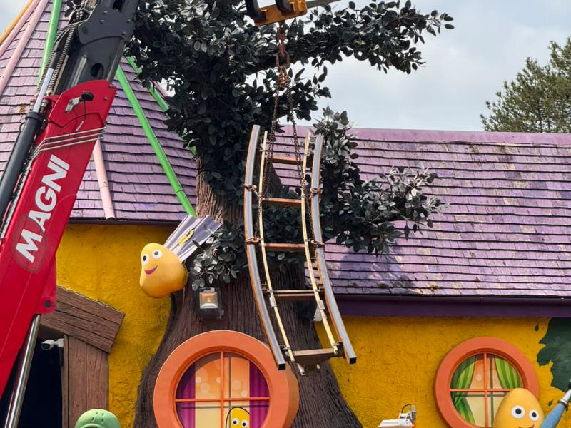 Postman Pat Removal Begins and Get Set Go Ride Retrack