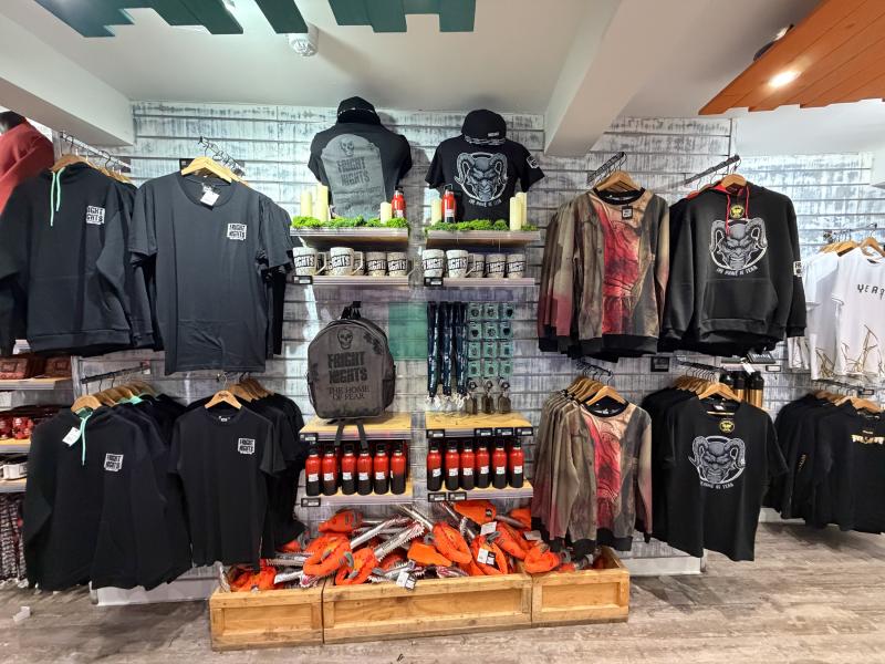 Thorpe Park Fright Nights 2025 Merchandise