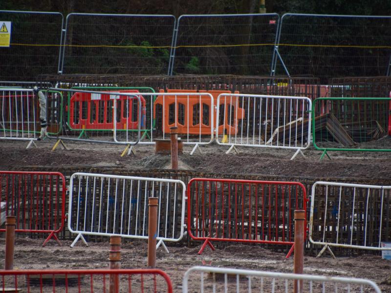 Wild Asia Replacement Progresses as Foundation Rebar Cages Appear