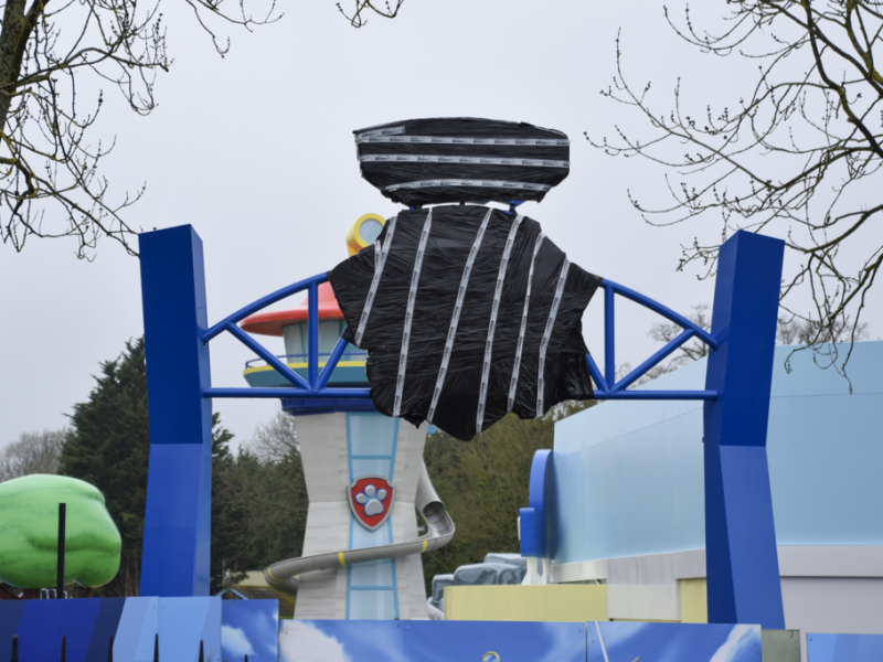 Entrance Signage Installed at Paw Patrol World at Chessington