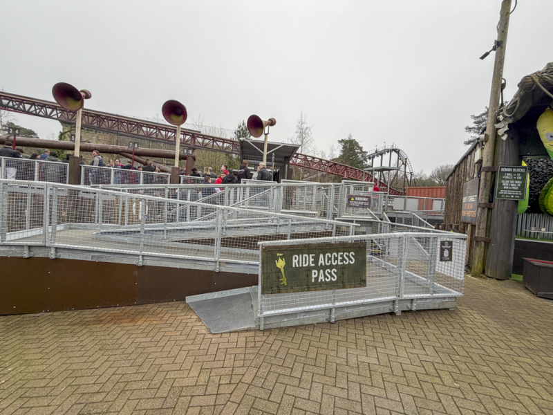 New Accessibility Ramp Installed for Rita at Alton Towers