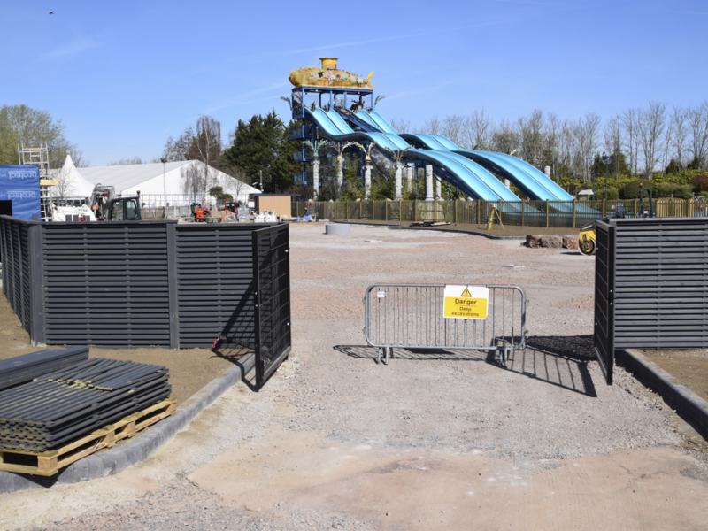 Rapid Progress on Thorpe Park’s New Launch Pad Relaxation Area