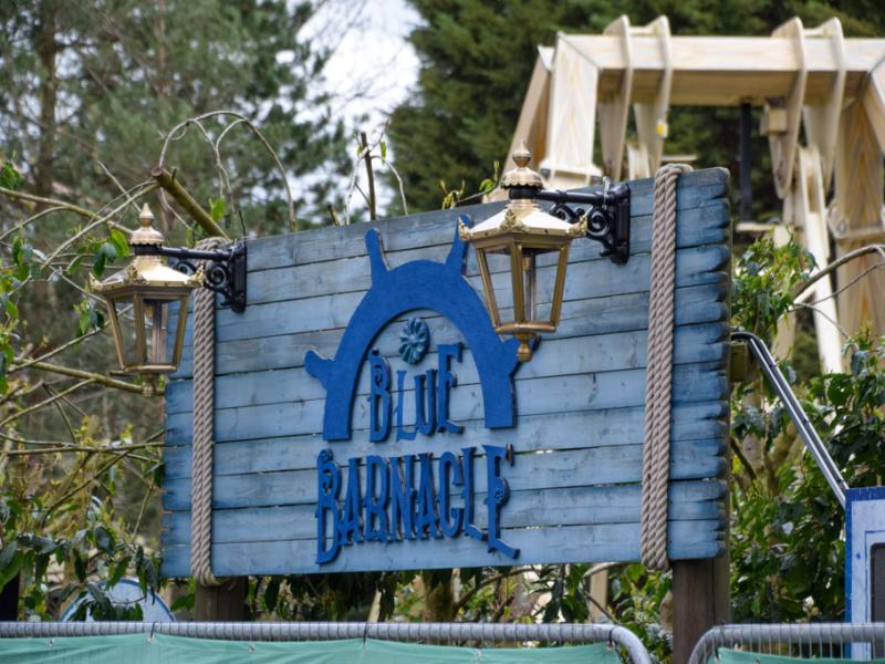 Blue Barnacle Queue Relocated at Chessington