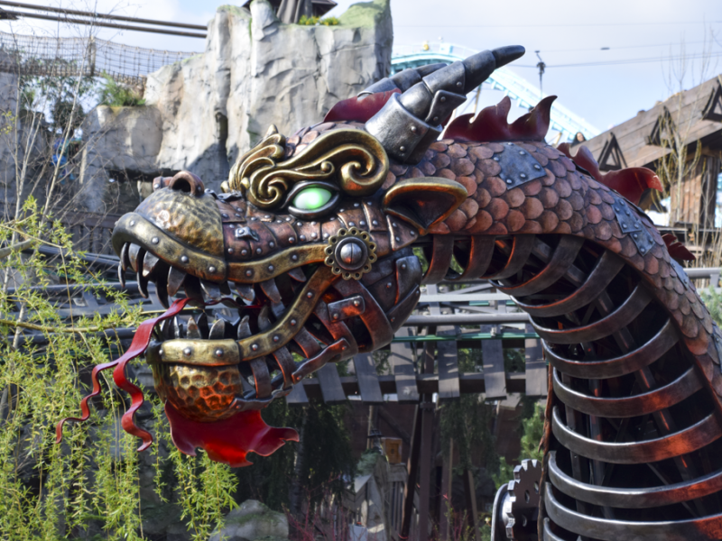 Europa Park Magical World of Diamonds Dragon Recreated at Alpine Express